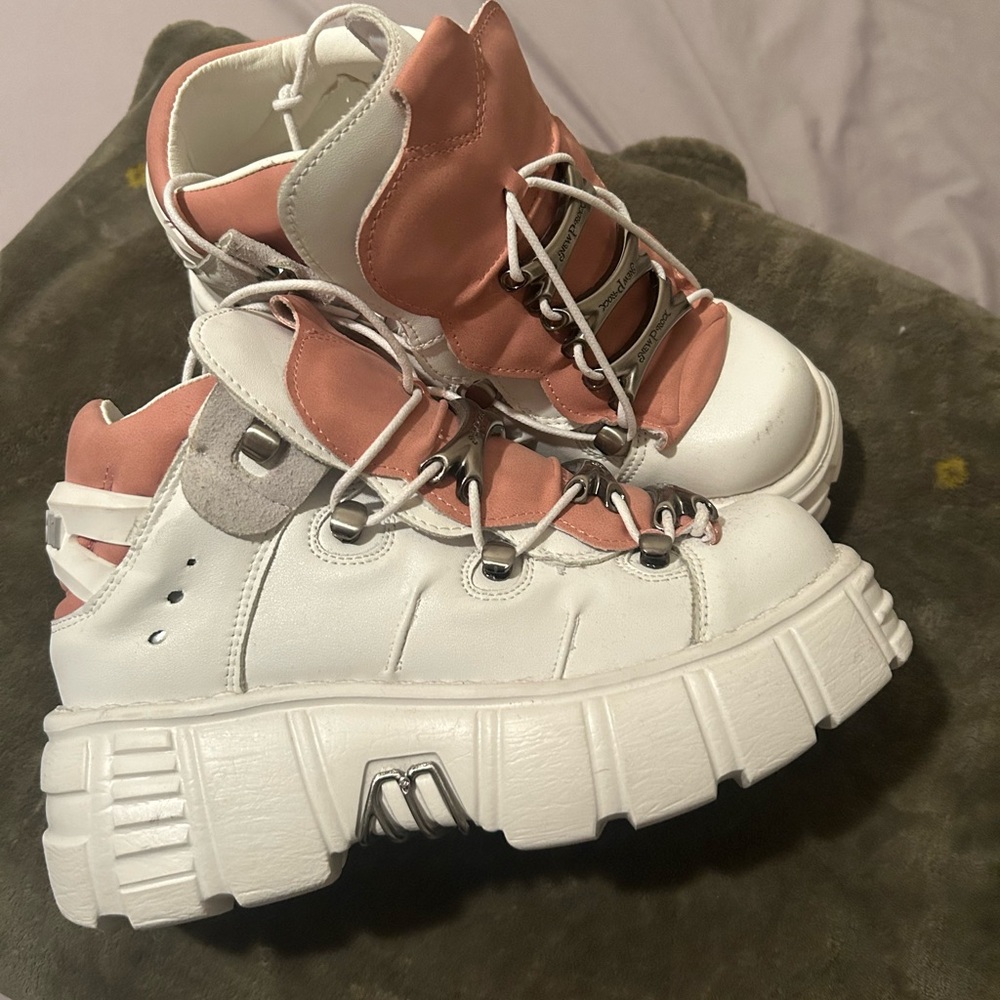 Punk rock high top boots sz 7